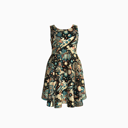 Kid's Sleeveless Twirl Dress